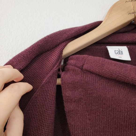 Cabi Striped Port Fringe Wrap Sweater - Picture 3 of 4